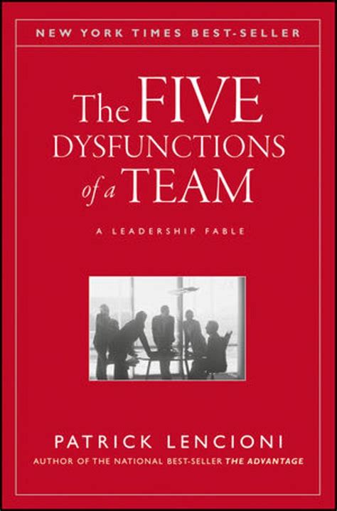 book cover five disfunctions of a team