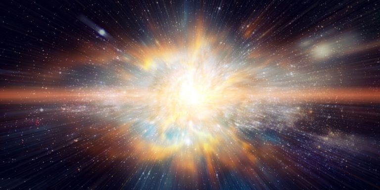 brilliant burst of light - galaxy